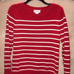 Red & white stripped long sleeve